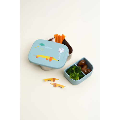 LUNCHBOX IN ACCIAIO INOX con scomparti - Veggie Pals