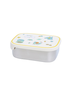 LUNCHBOX IN ACCIAIO INOX con scomparti - Funky Dogs 2