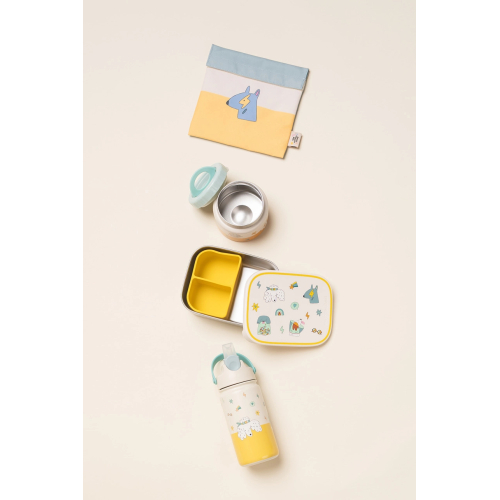 Borraccia IN ACCIAIO INOX con cannuccia a scomparsa 420 ml - Funky Dogs