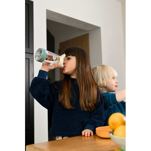 Borraccia in Tritan cannuccia a scomparsa 480 ml - Veggie Pals