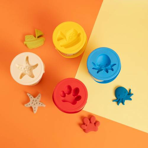 Sabbia magica 500gr con formina - BLU