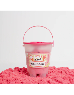 Sabbia magica 500gr con formina - ROSA