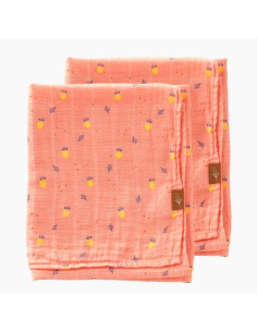 Set di 2 Mussole 60x70 cm - Summer fruit