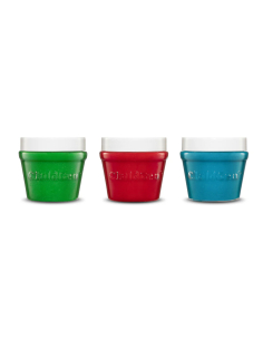 Set di 3 Barattoli di pasta modellabile Naturale - verde,blu,rosso
