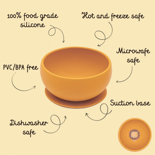 Ciotola con ventosa in silicone - Leone Chompy Ciotola con ventosa in silicone - Leone Chompy