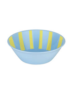 Ciotola S - NORA STRIPES AZZURRO