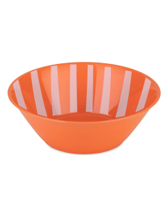 Ciotola M - NORA STRIPES Corallo