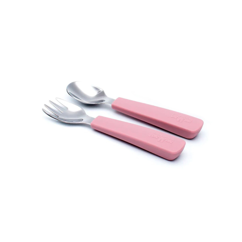 Set 2 Posate Feedie - Dusty rose Set 2 Posate Feedie - Dusty rose