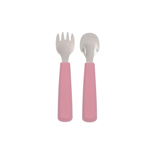 Set 2 Posate Feedie - Dusty rose Set 2 Posate Feedie - Dusty rose