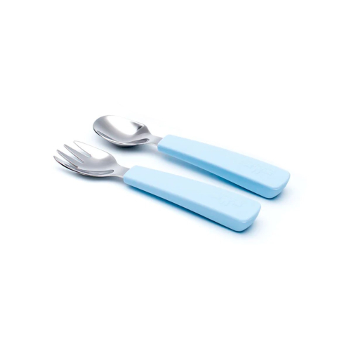 Set 2 Posate Feedie - Powder Blue Set 2 Posate Feedie - Powder Blue