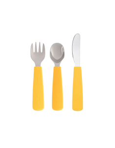 Set 3 Posate Feedie - Yellow