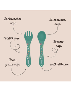 Posate in silicone - Volpe Crunchy 2