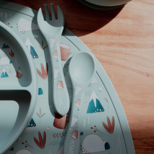 Posate in silicone - Orso Munchy Posate in silicone - Orso Munchy