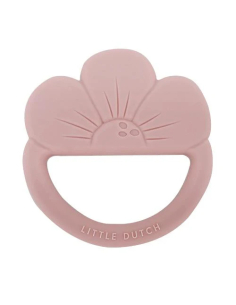 Mastichino in Silicone per denti - Fiore Rosa 2