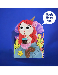 Biglietto auguri  Jiggly Eyes Sirenetta