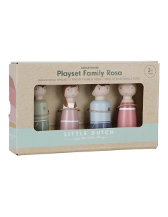 Set Famiglia Rosa per case delle bambole 2