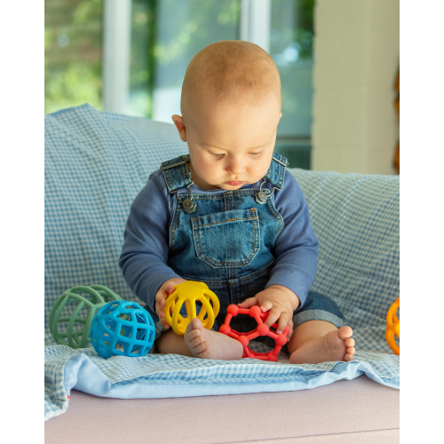 5 Palline Sensoriali Flessibili - Silicone Alimentare