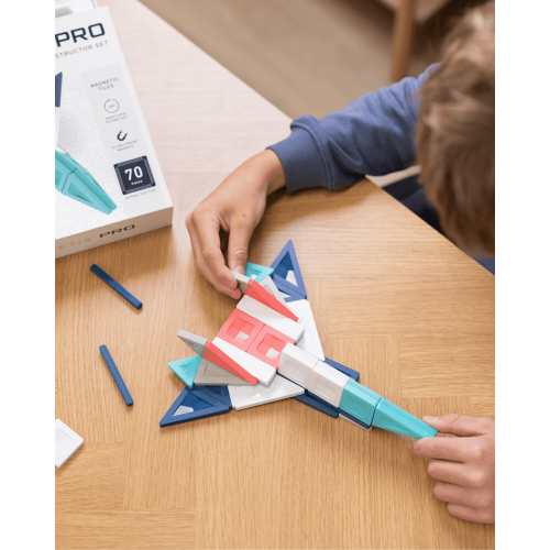 Connetix - Pacco Costruttori Pro - 70 pezzi - 100% Plastica ABS Atossica