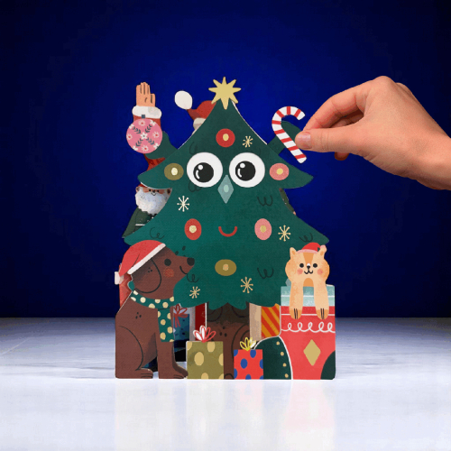 Biglietto auguri Jiggly XMAS TREE Biglietto auguri Jiggly XMAS TREE