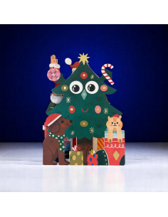 Biglietto auguri Jiggly XMAS TREE 2