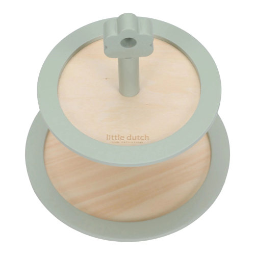 Alzata porta dolci in legno