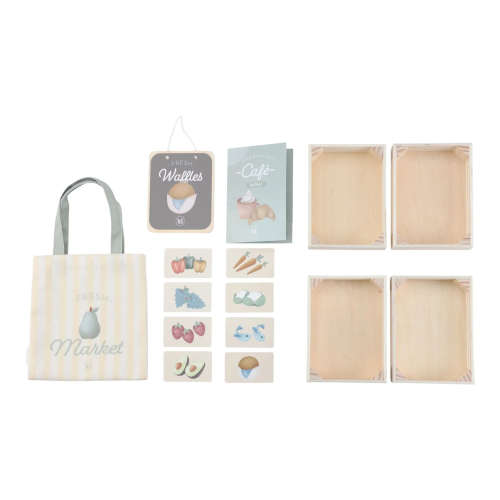 Stand del mercatino in legno