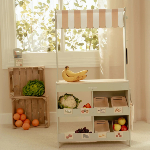 Stand del mercatino in legno