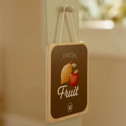 Stand del mercatino in legno