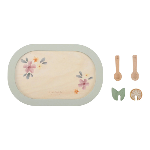 Set da tè in legno