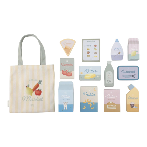 Carrello della spesa in legno