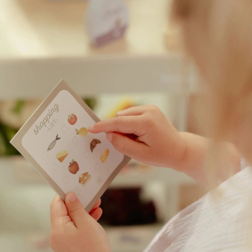 Carrello della spesa in legno