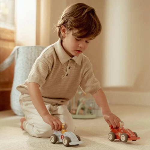 Set Macchinine da corsa con personaggi - Pull Back