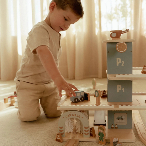 Parking Garage in legno - compatibile con pista XXL