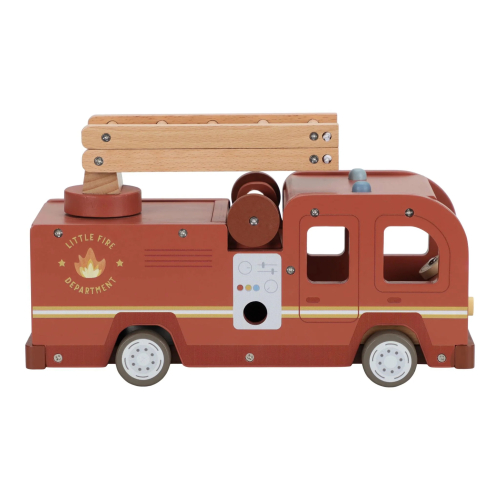 Grande camion dei pompieri in legno