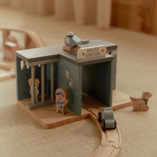 Stazione della polizia in legno