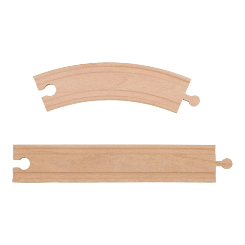 Set gru con binari del trenino