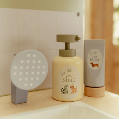 Bancone del veterinario in legno