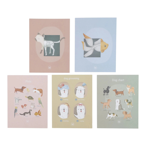 Bancone del veterinario in legno