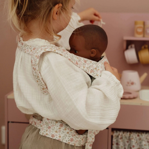 Marsupio per bambole - Soft Flowers