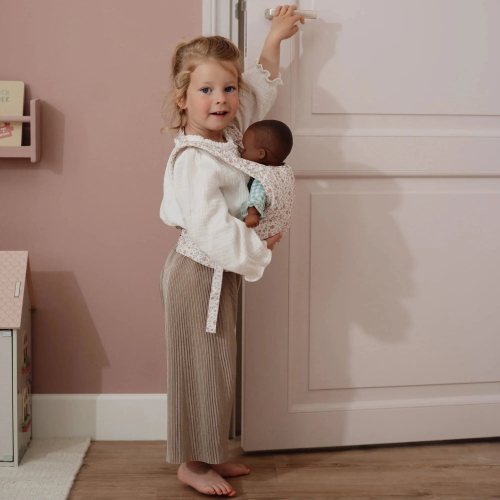 Marsupio per bambole - Soft Flowers