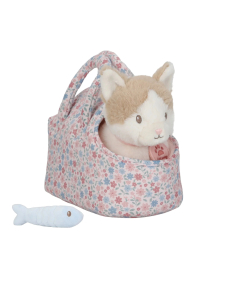 Gattino Marley coccoloso peluche con borsetta