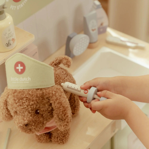 Cagnolino Jackie coccoloso peluche con borsetta