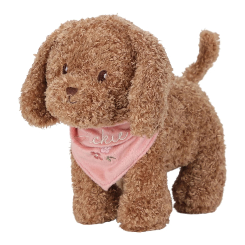 Cagnolino Jackie coccoloso peluche con borsetta