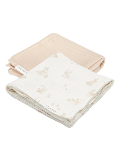 Mussole Set 2 pezzi 70x70cm - Little Goose