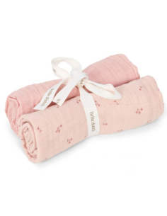 Mussole 70x70 cm - PURE Blossom Pink