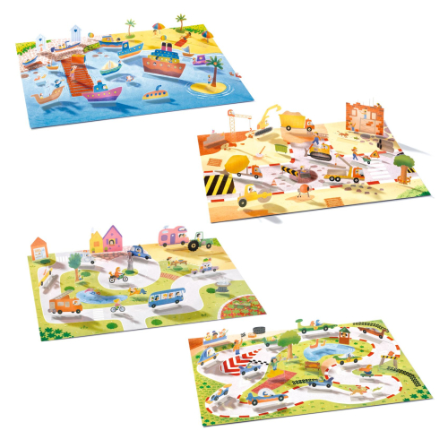 Lift-Up Stickers - I veicoli - adesivi riposizionabili