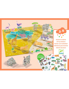 Lift-Up Stickers - Gli animali - adesivi riposizionabili