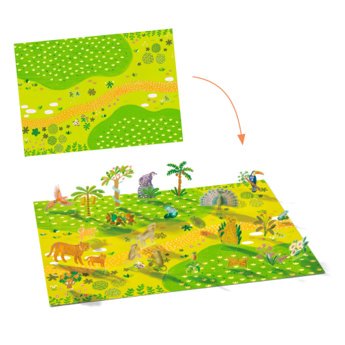 Lift-Up Stickers - Gli animali - adesivi riposizionabili