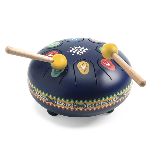 TAMBURO - Metal Drum - Strumento a percussione in metallo per bambini