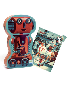 Puzzle Silhouette - BOB THE ROBOT - 36 pezzi